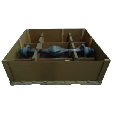 Cartón corrugado desechable