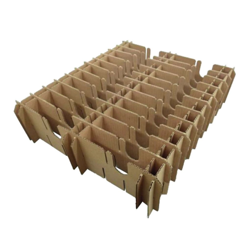 Fabricación de rejillas de carton un solo uso