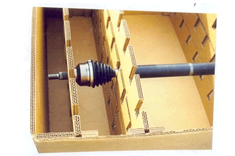 Diseño de dunnage desechable para la industria