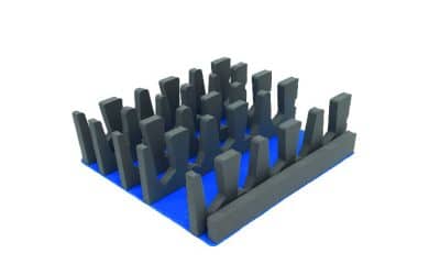 Fabricación de Insertos creando un espacio entre el producto